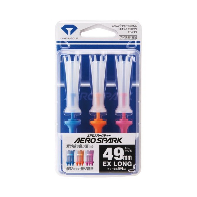 Daiya Aero Spark Golf Tee Extra Long 49mm