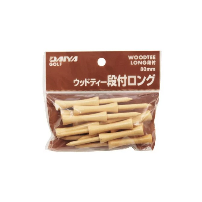 Daiya Woodtee Stepped Golf Tee 80mm
