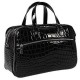 OUUL Alligator Duffel Bag Black 17 Inches