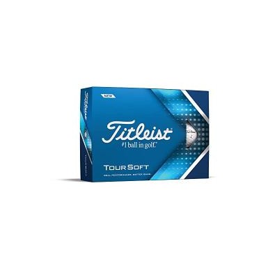 Titleist Tour Soft Golf Ball White 2022