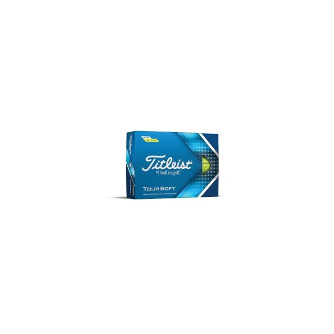 Titleist Tour Soft Golf Ball Yellow 2022