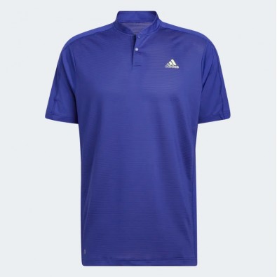 Adidas Men Golf Sport Collar Polo Shirt Legacy Indigo