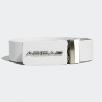 Adidas Mens Golf Metallic Logo Stepless Adjustment Belt