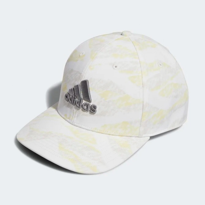 Adidas Men Golf Tour Print Hat White