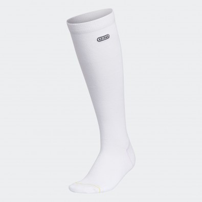 Adidas Ladies Golf Knee Length Linear Logo Socks White