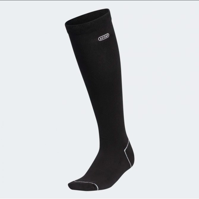 Adidas Women Golf Logo Knee Socks Black