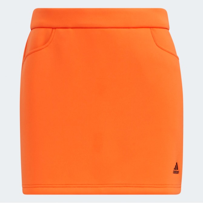 Adidas Women Golf 3 Bar Skirt Orange