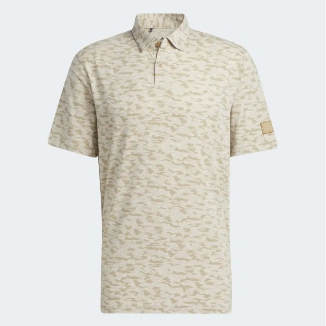 Adidas Mens Golf Go to Camo Print Polo Shirt