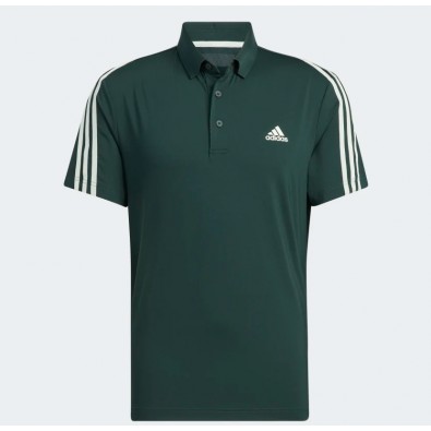 Adidas Men Golf Aeroready 3 Stripes Polo Shirt