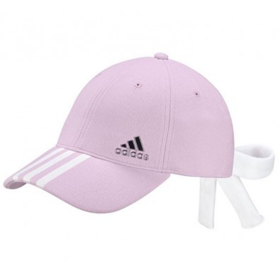 Adidas Golf Hat Silver Logo Ribbon Cap