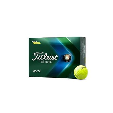 Titleist AVX Golf Ball 2022 Yellow
