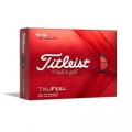 Titleist Tru Fel Golf Ball Matt Red 2022
