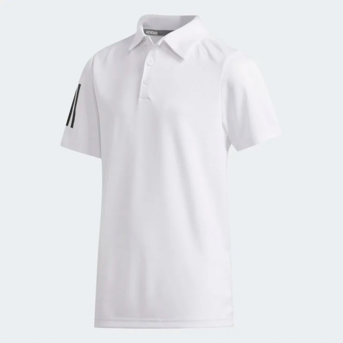 Adidas Boys Golf 3-Stripes Polo Shirt