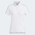 Adidas Women Golf Aeroready 3-Stripes Polo Shirt