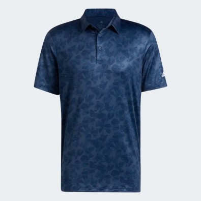 Adidas Men Golf Prisma-Print Polo Shirt