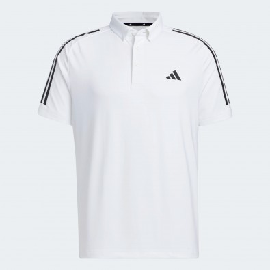 Adidas Men Golf Aeroready 3-Stripes Polo Shirt