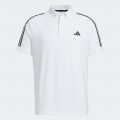 Adidas Men Golf Aeroready 3-Stripes Polo Shirt