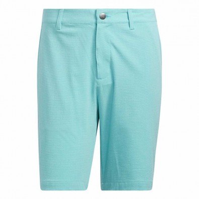 Adidas Men Crosshatch Golf Shorts Teal