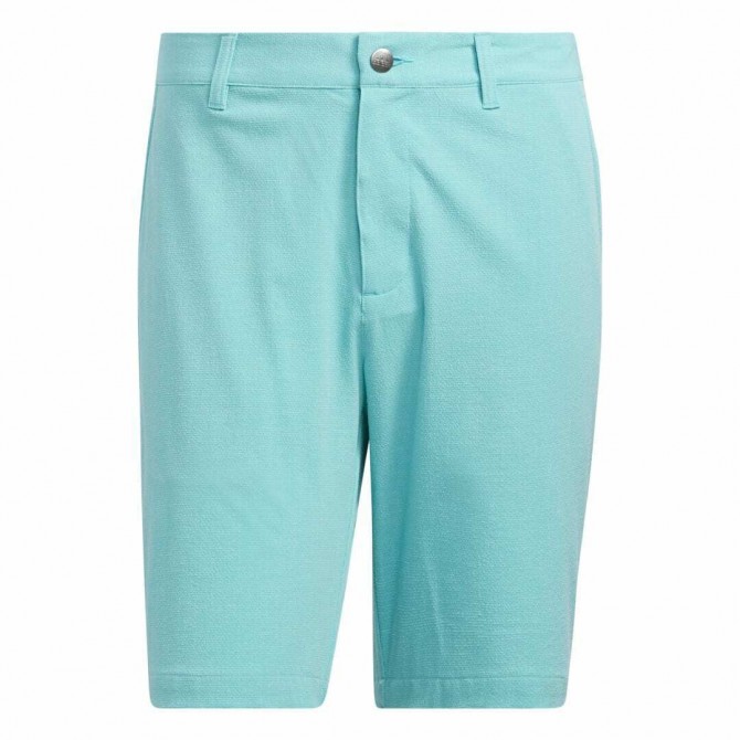 Adidas Men Crosshatch Golf Shorts Teal